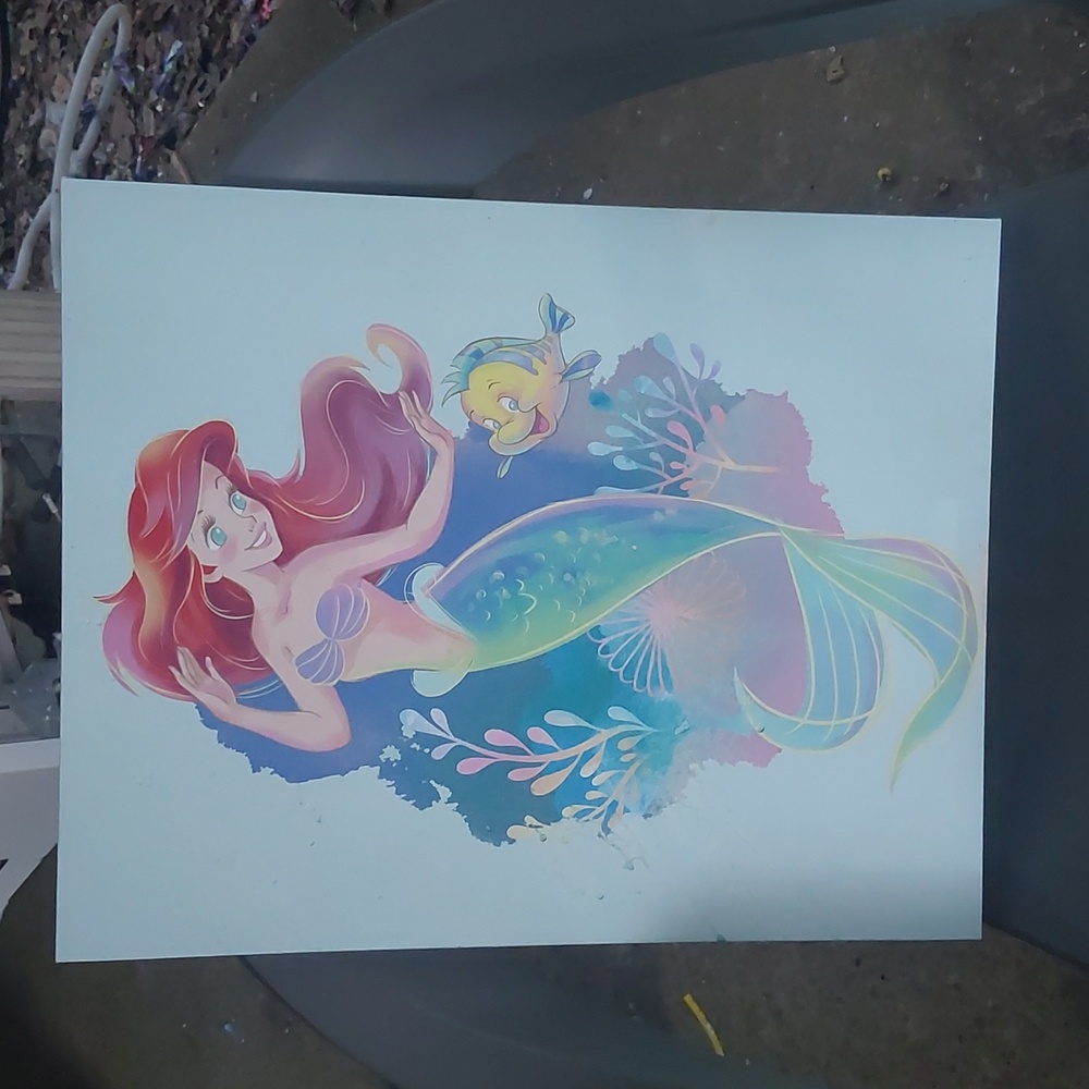 Disney Little Mermaid canvas